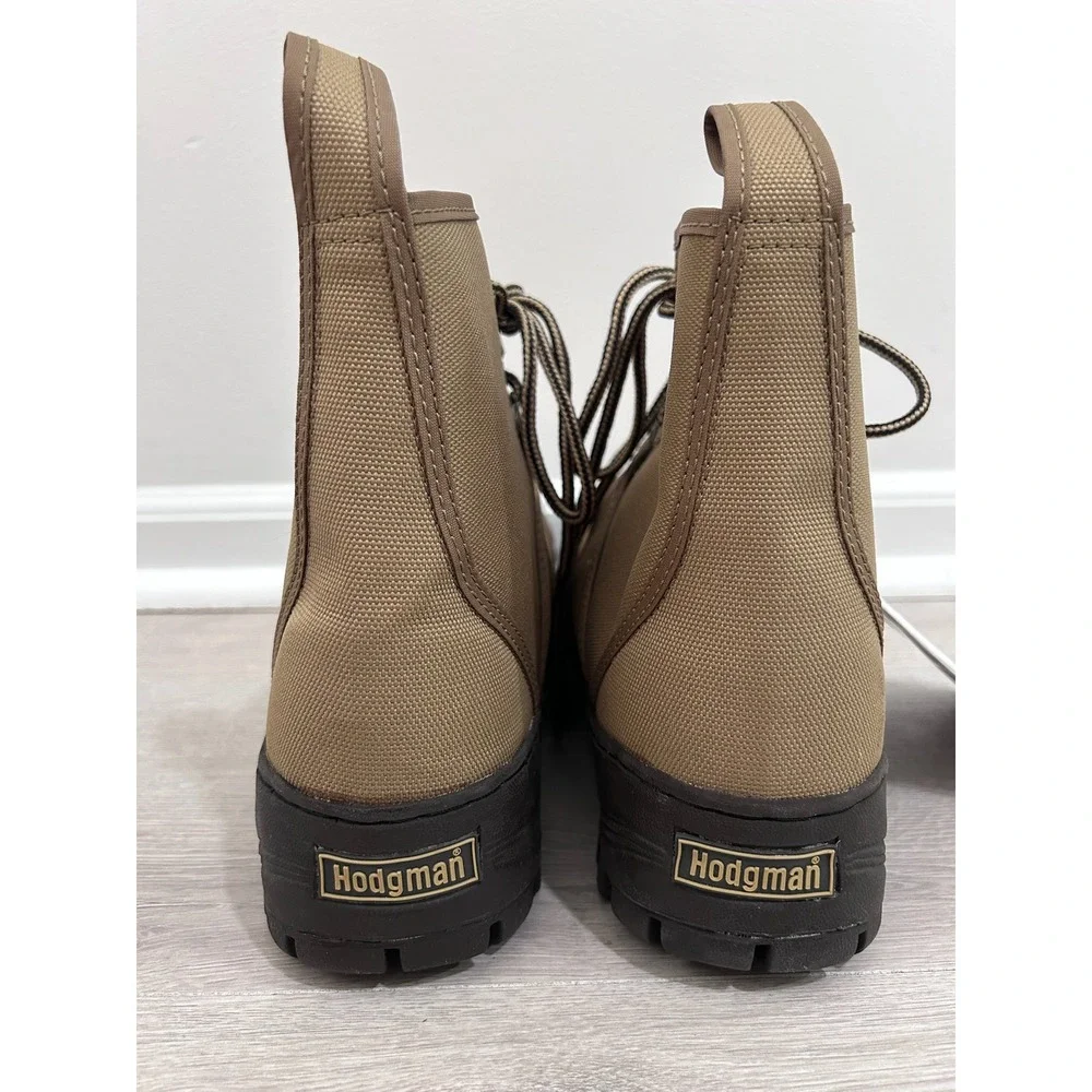 Hodgman 19212 Mens Beige Canvas Wading Boots High Top‎ Fishing Shoes Size 12 NEW